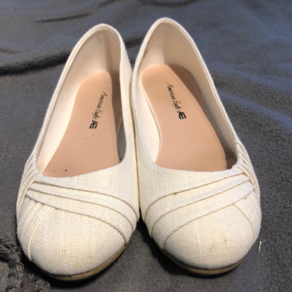 Brand new white flats